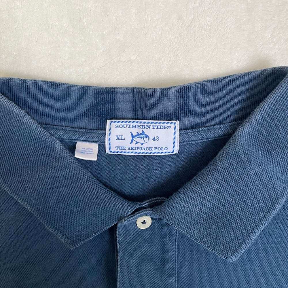 Southern Tide Men's Short Sleeve Polo Shirt Size XL - Picture 3 of 5